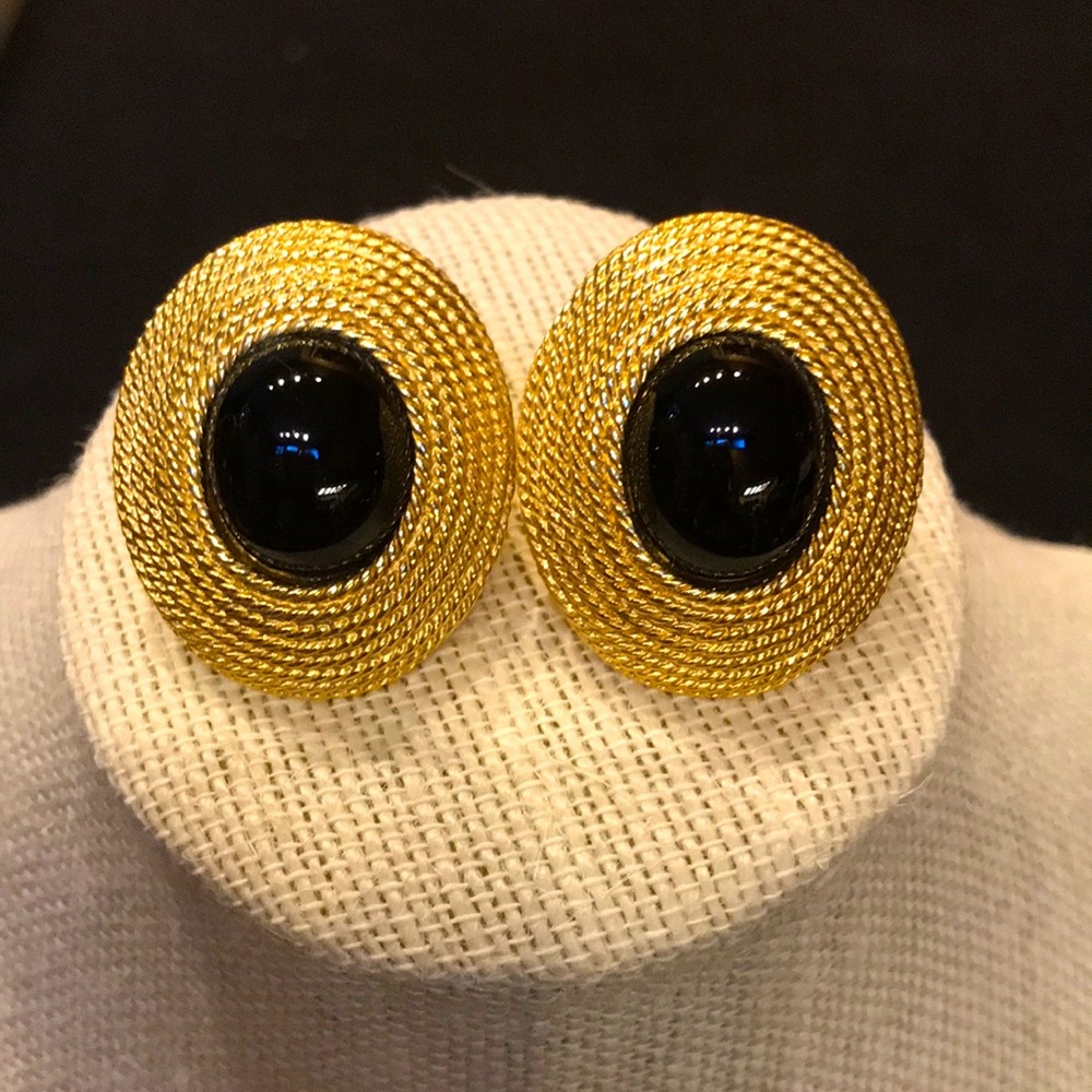 Black & Gold Earrings CINER